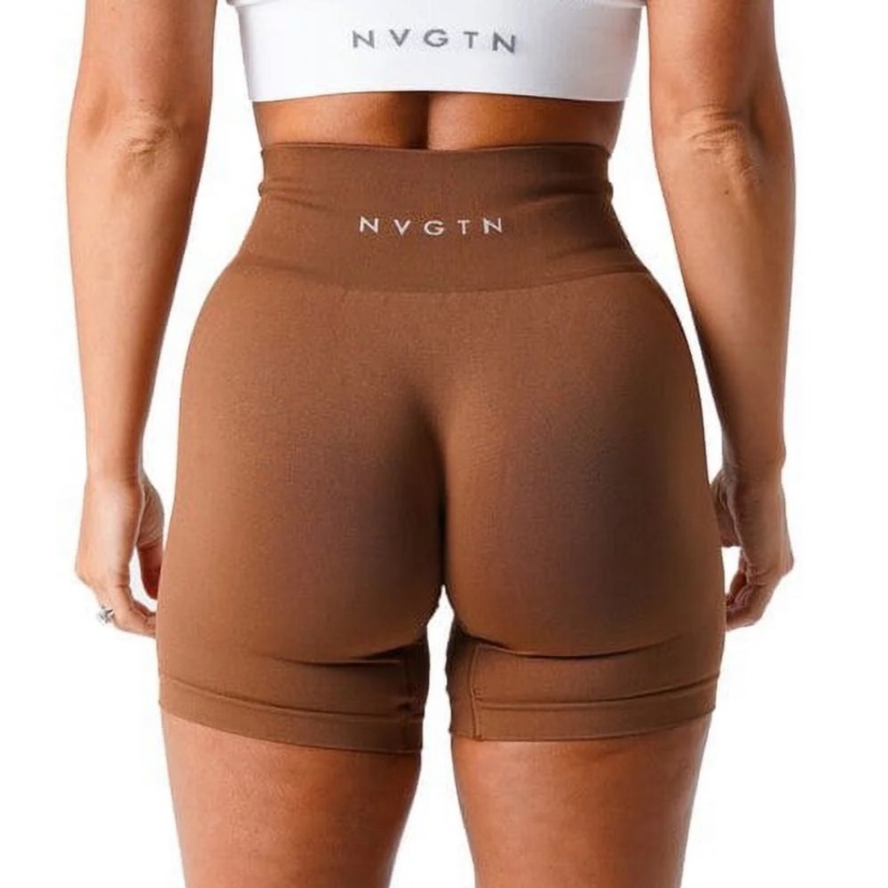 NVGTN Brown Athletic Shorts